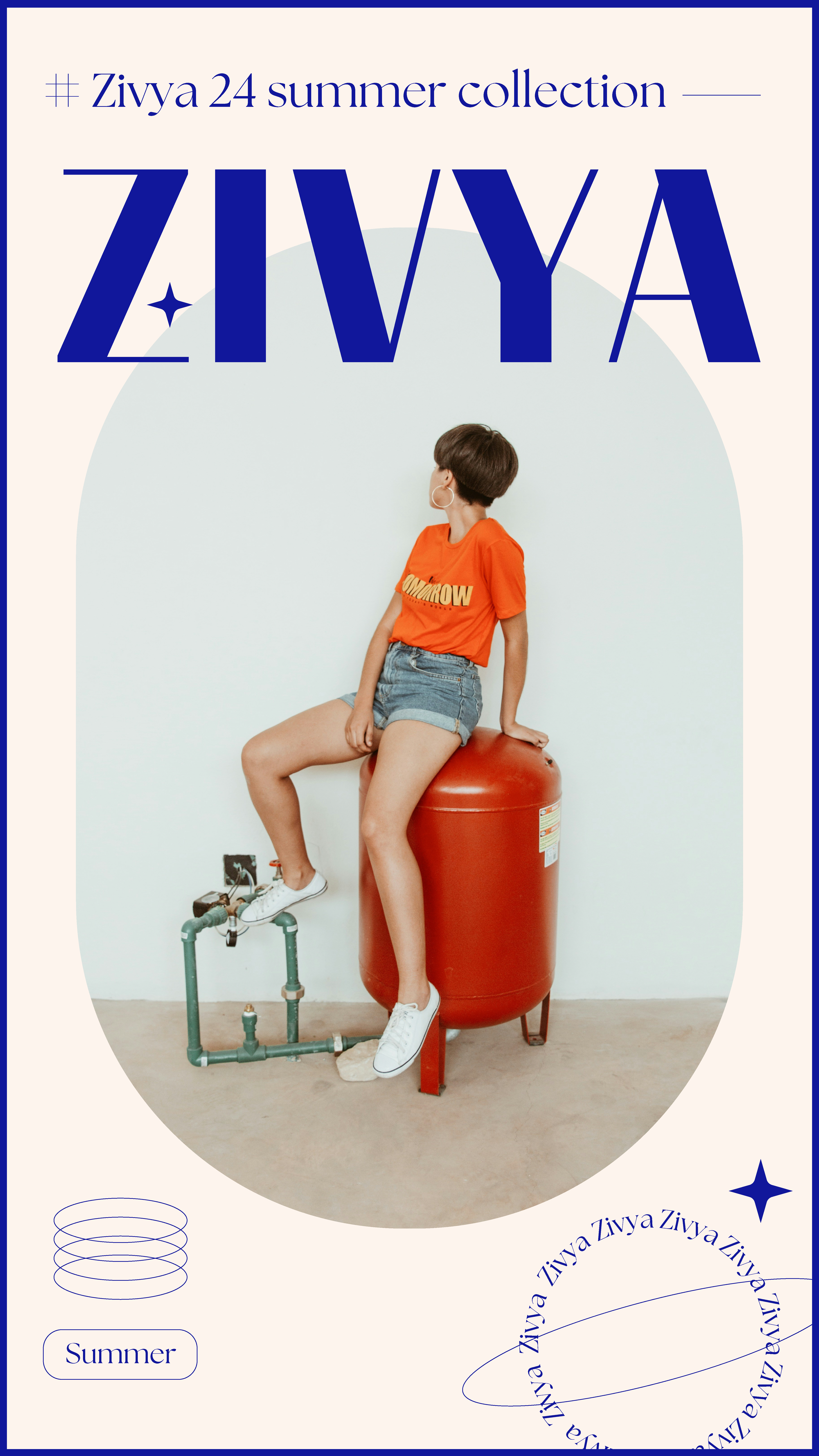 アパレルブランドの宣伝バナー